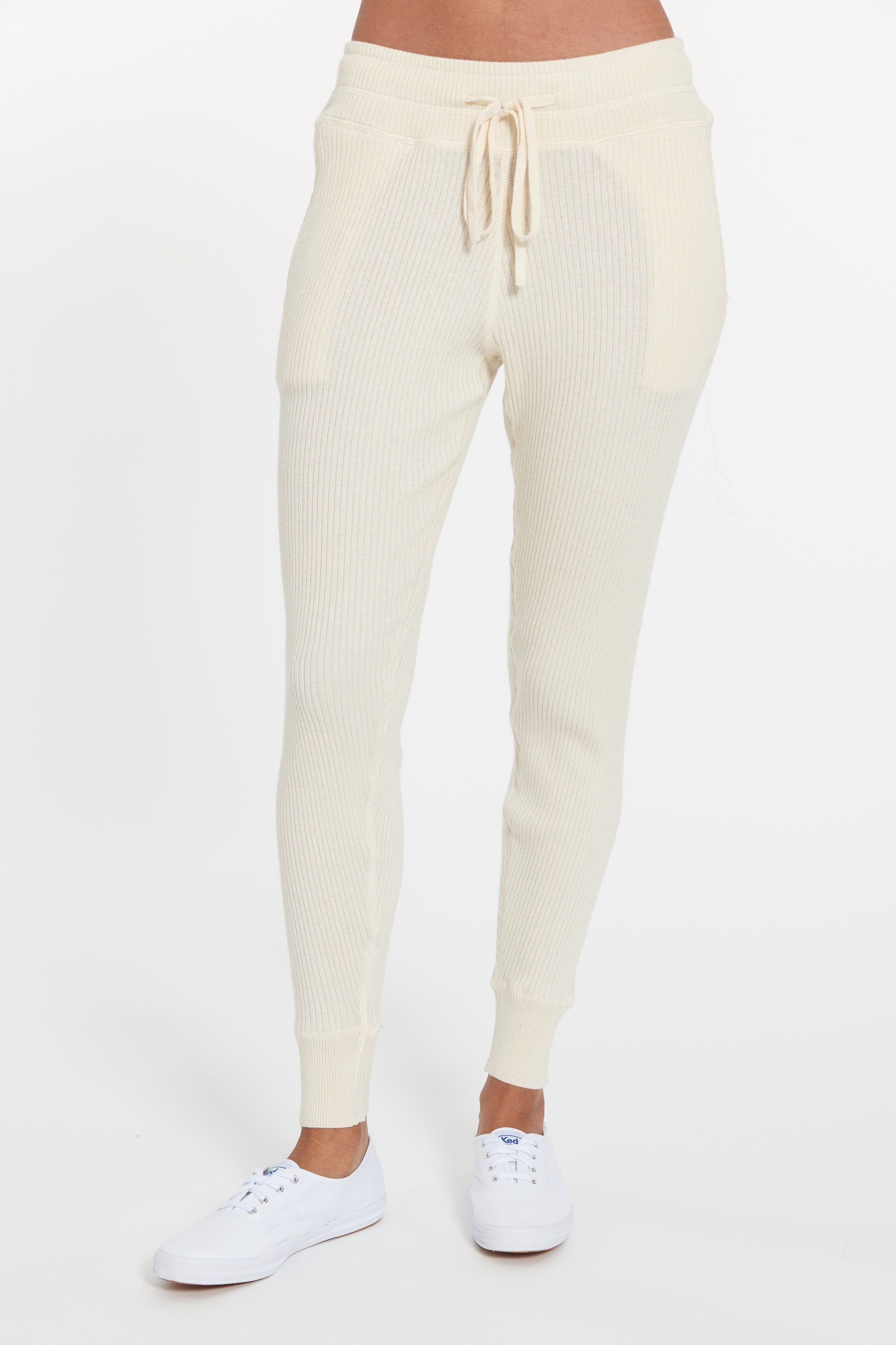 Antique White Cabo Cashmere Jogger, var-23477319532602,var-23477319565370,var-23477319598138 ,var-23477319630906,var-23477319663674