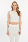 Marshmallow Cashmere Huntington Crop Tank,var-22856561197114,var-22856574074938,var-22856574107706,var-22856574140474,var-22856574173242