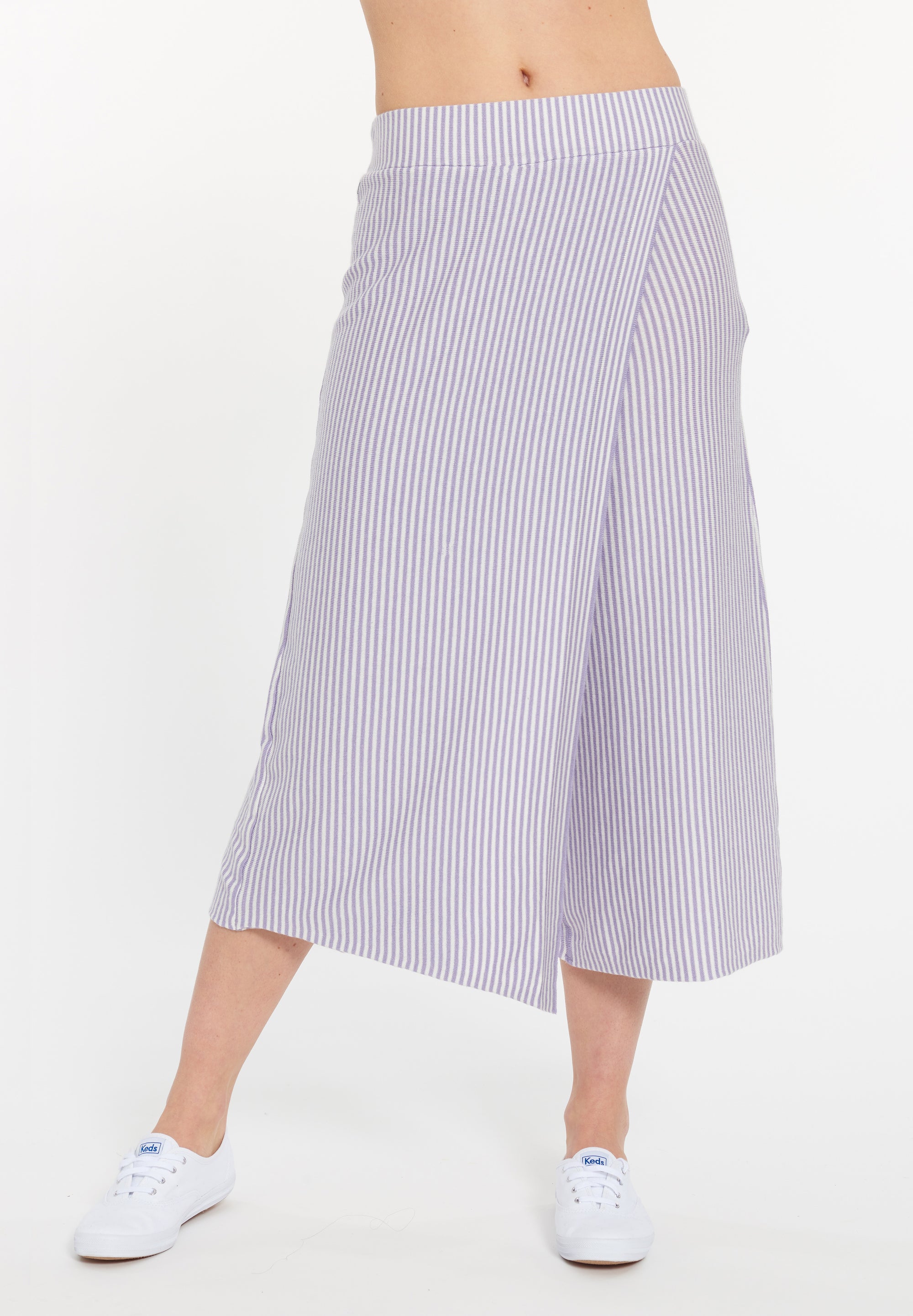 Lilac Marshmallow Stripe Cashmere Culotte,var-22927093628986,var-22927197700154,var-22927197732922,var-22927197765690,var-22927197798458