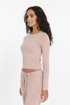 Dusty Rose Nevis Cashmere Crop Pullover, var-23498556047418,var-23498556080186,var-23498556112954,var-23498556178490,var-23498556211258