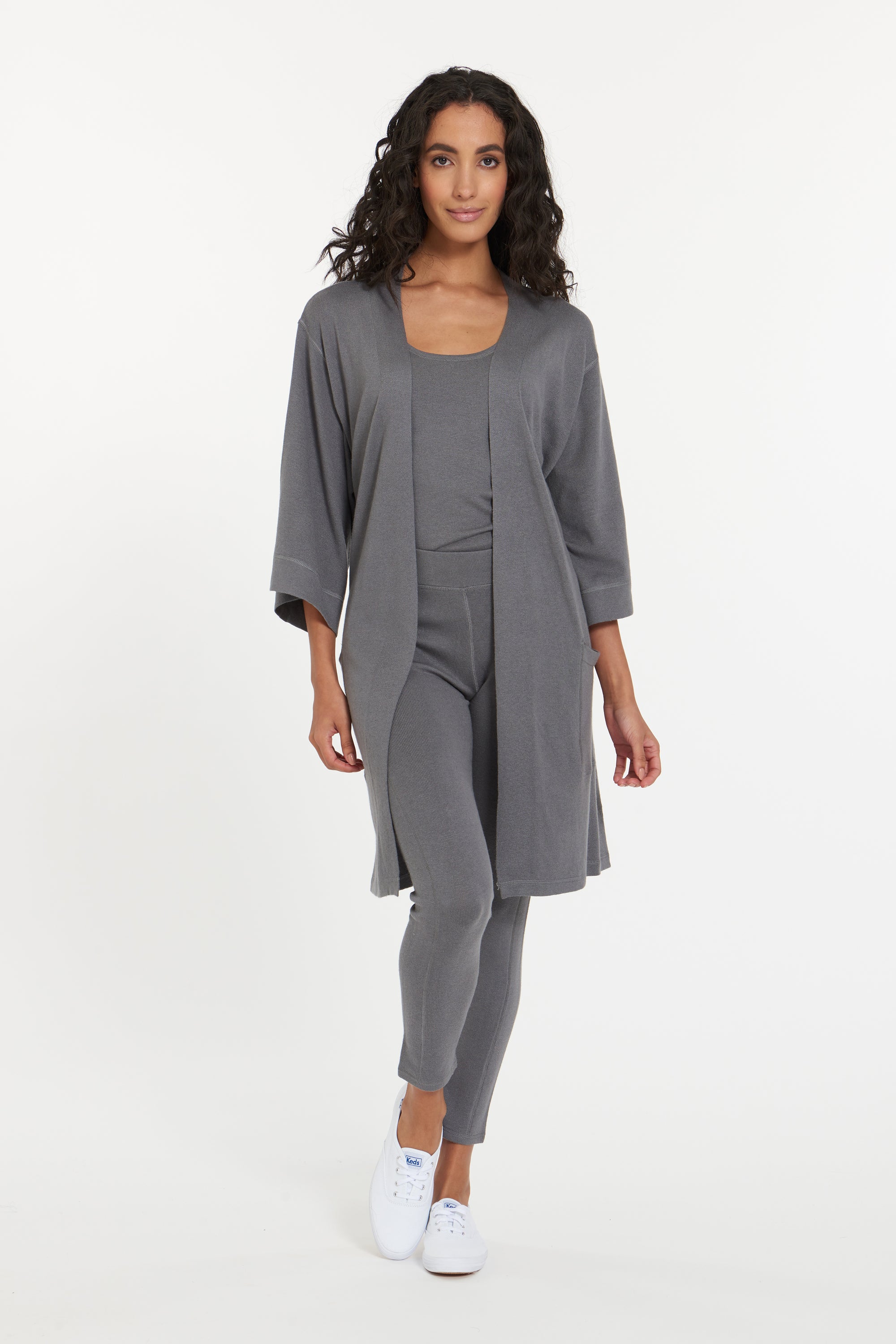 Santa Fe Cashmere Wrap In Granite Grey, var-23531570004026,var-23531570036794