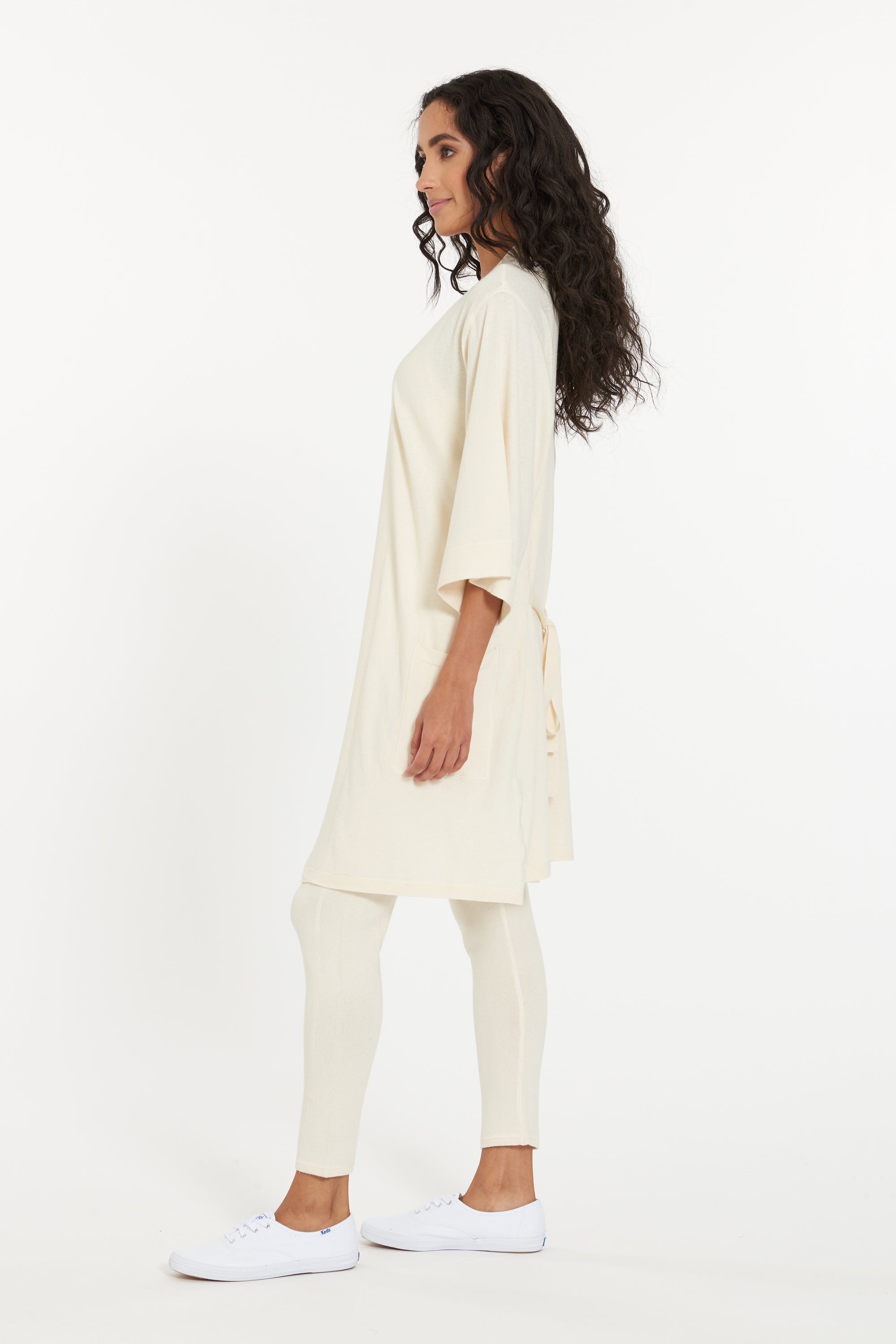 Santa Fe Cashmere Wrap In Antique White, var-23531556241466,var-23531566006330