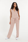 Dusty Rose Portofino Cashmere Henley Jumpsuit, var-23484803383354,var-23484803416122,var-23484803448890,var-23484803481658,var-23484803514426