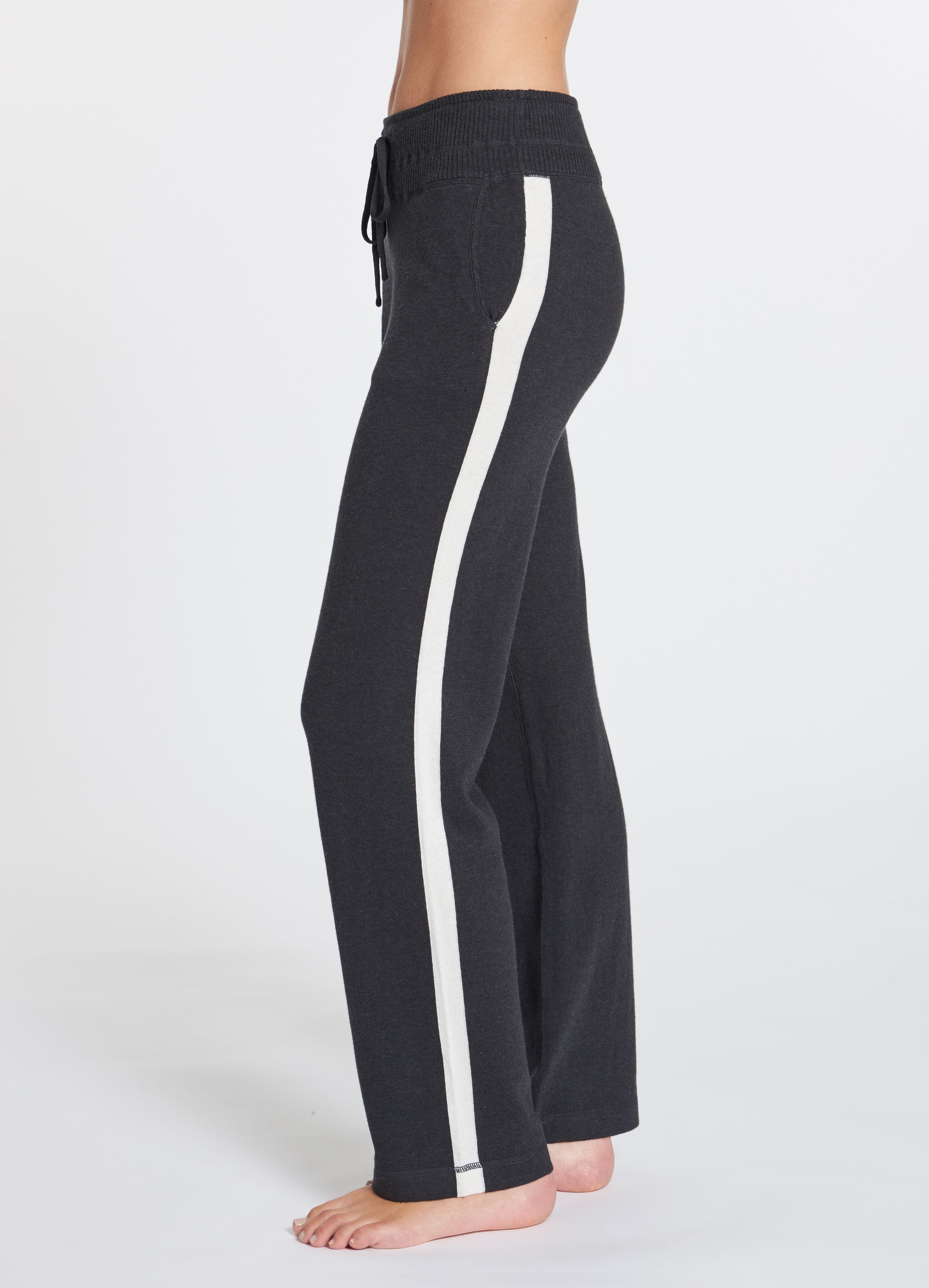 Charcoal Cashmere Mykonos Track Pant,var-7265840300090,var-7265840365626,var-7265840398394,var-7265840431162,var-7265840463930