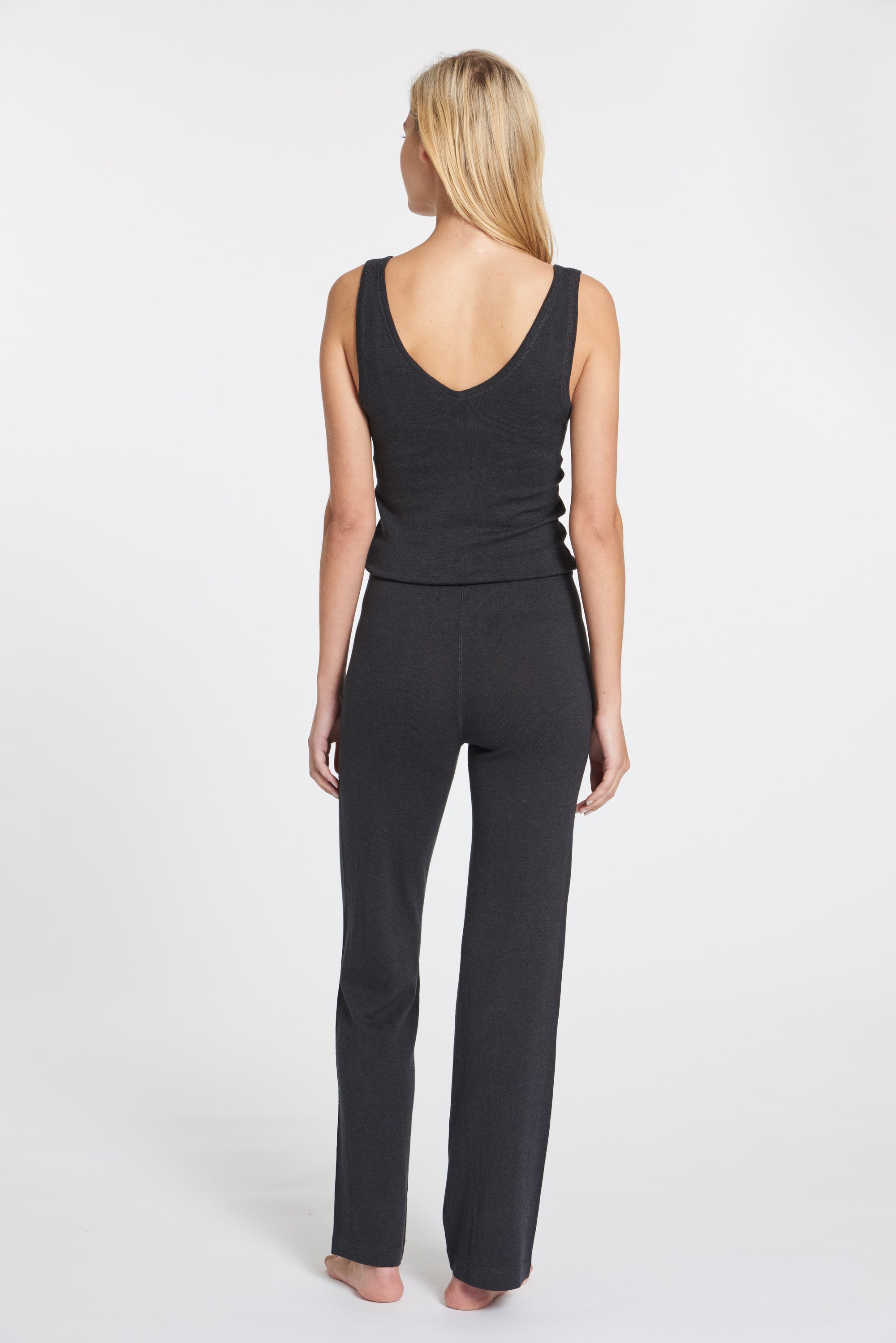 Charcoal Cashmere St Tropez Jumpsuit,var-7263980486714,var-7264035831866,var-7264035864634,var-7264035897402,var-7264035930170