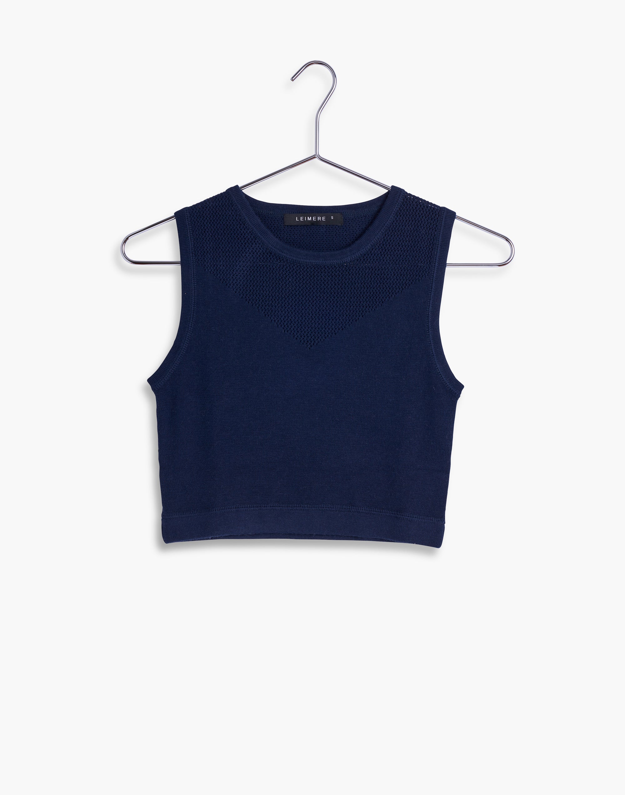 Navy Cashmere Huntington Crop Tank,var-22856579907642,var-22856579940410,var-22856579973178,var-22856580005946,var-22856580038714