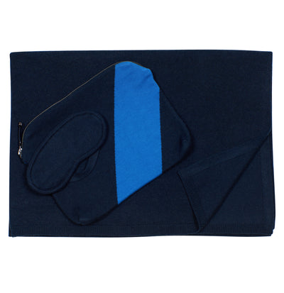 Navy Cashmere Travel Set, var-22418947309626