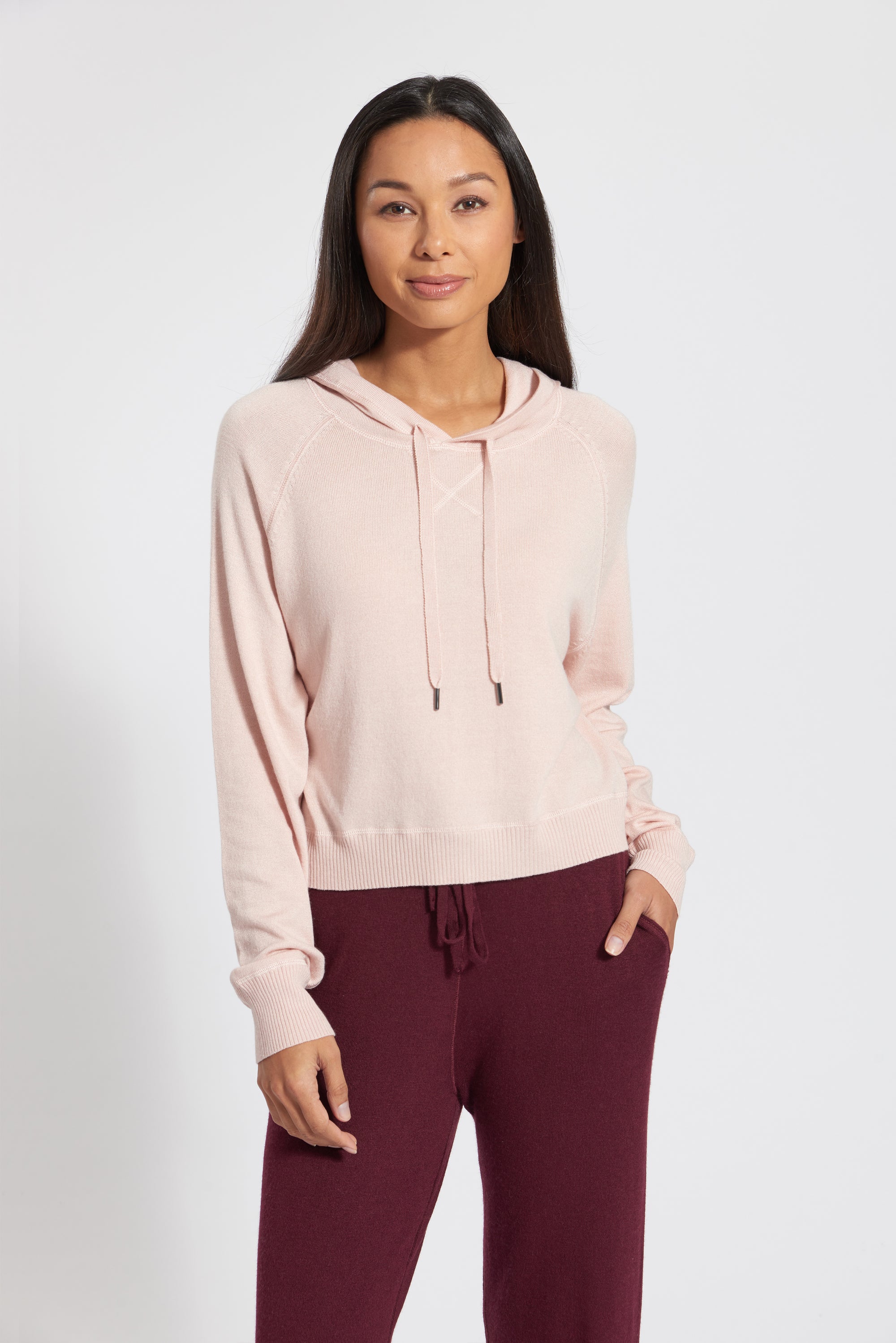 Peach Whip Cashmere Delray Hoodie, var-22419079200826,var-22419079233594,var-22419079266362,var-22419079299130,var-22419079364666