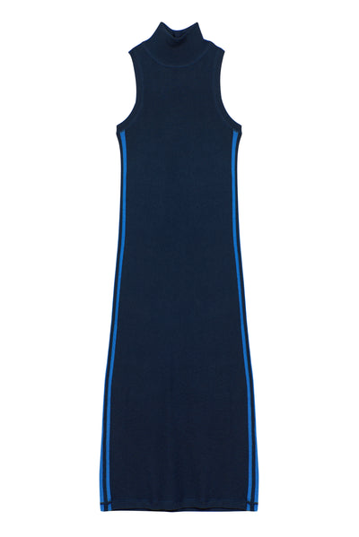 Navy Cashmere Barcelona Mock Dress, var-22419685834810,var-22419685867578,var-22419685933114,var-22419685965882,var-22419685998650