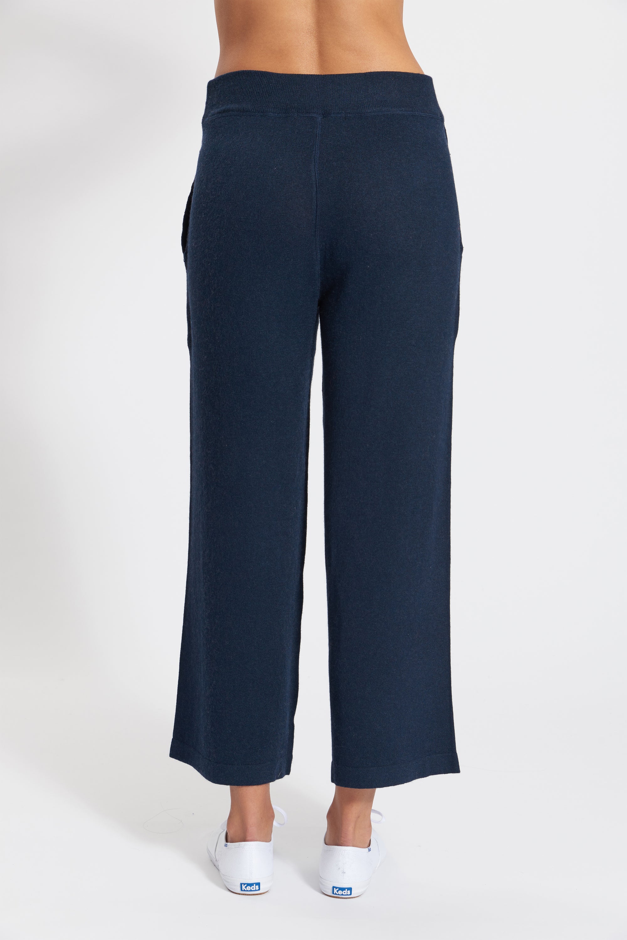 Navy Cashmere Chelsea Wide Leg Crop Pant, var-22423501701178,var-22423501733946,var-22423501766714,var-22423501799482,var-22423501897786