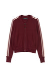 Burgundy Cashmere Tokyo Track Jacket, var-22463266127930,var-22463300894778,var-22463300993082,var-22463301091386,var-22463301189690