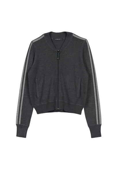 Charcoal Cashmere Tokyo Track Jacket, var-22463339331642,var-22463339364410,var-22463339397178,var-22463339429946,var-22463339462714