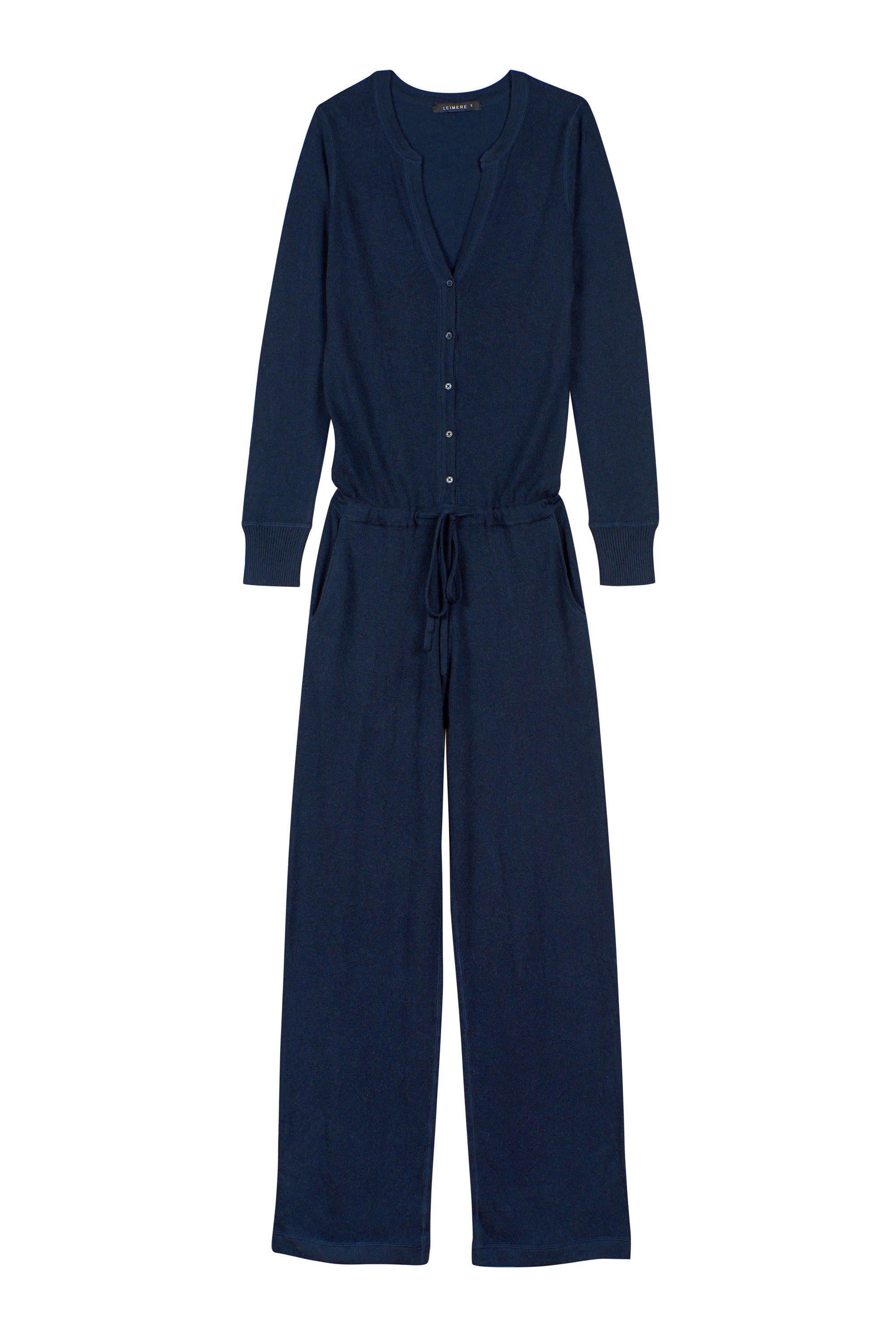 Navy Cashmere Catalina Jumpsuit, var-22411532304442,var-22411532337210,var-22411532369978,var-22411532402746,var-22411532435514
