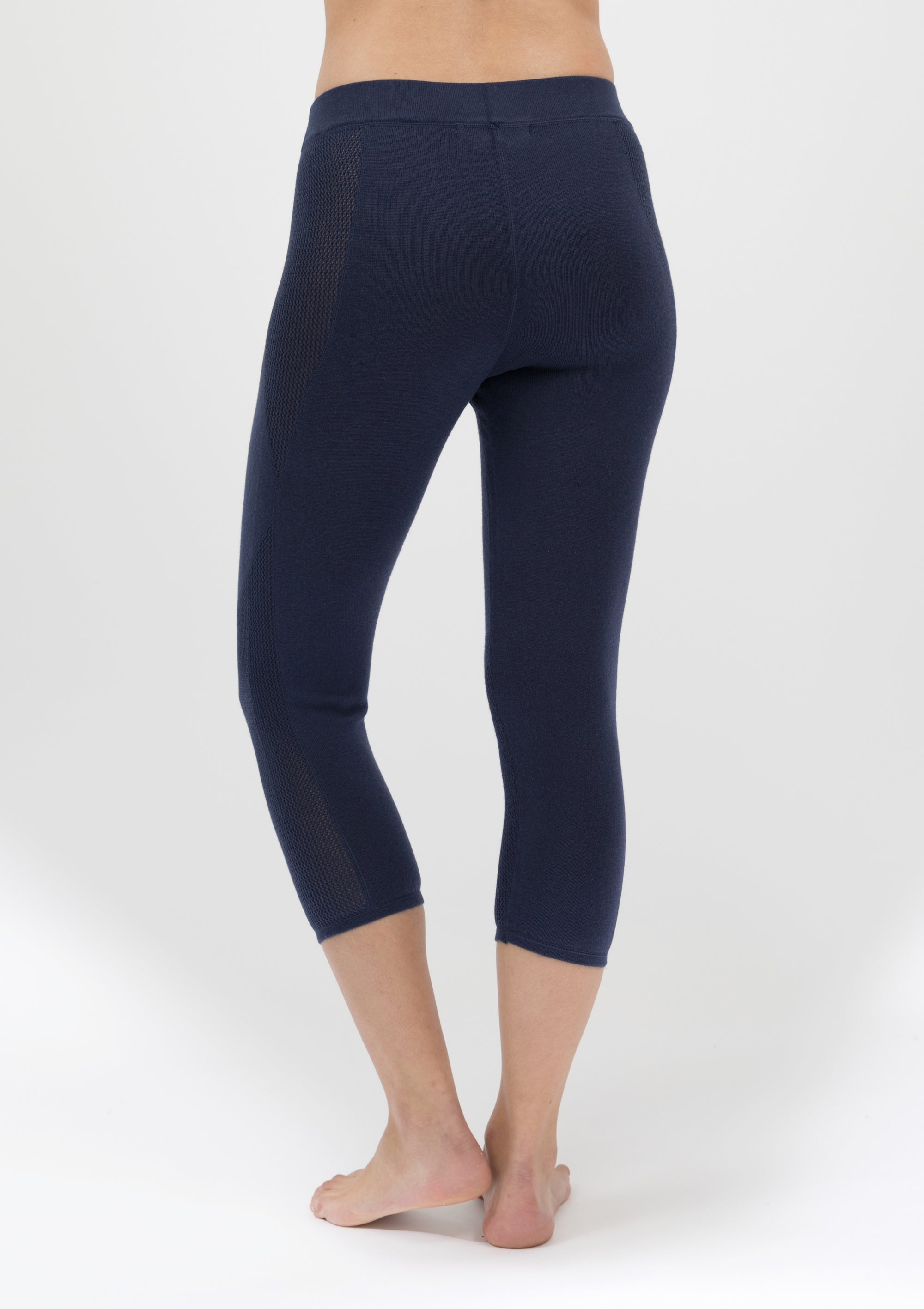Medieval blue cashmere legging with mesh, var-43245580558,var-43245580750,var-43245580942,var-43245581134,var-43245581390