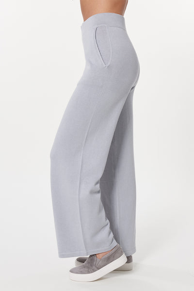 Light Grey Cashmere Bondi Wide Leg Pant, var-31024035561530,var-31024035594298,var-31024035627066,var-31024035659834,var-31024035692602