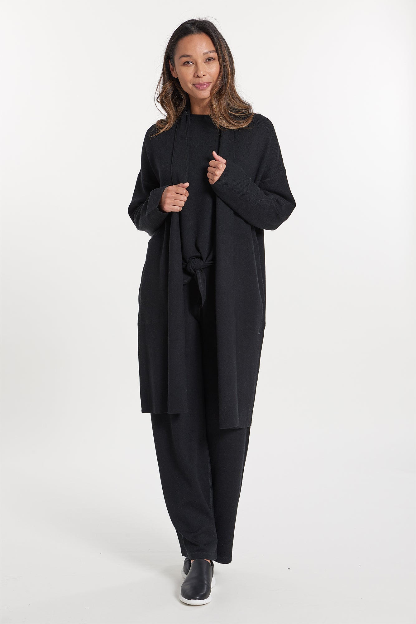 Black Cashmere Sedona Cardigan, var-31023798485050,var-31023798550586,var-31023798583354,var-31023798616122,var-31023798648890