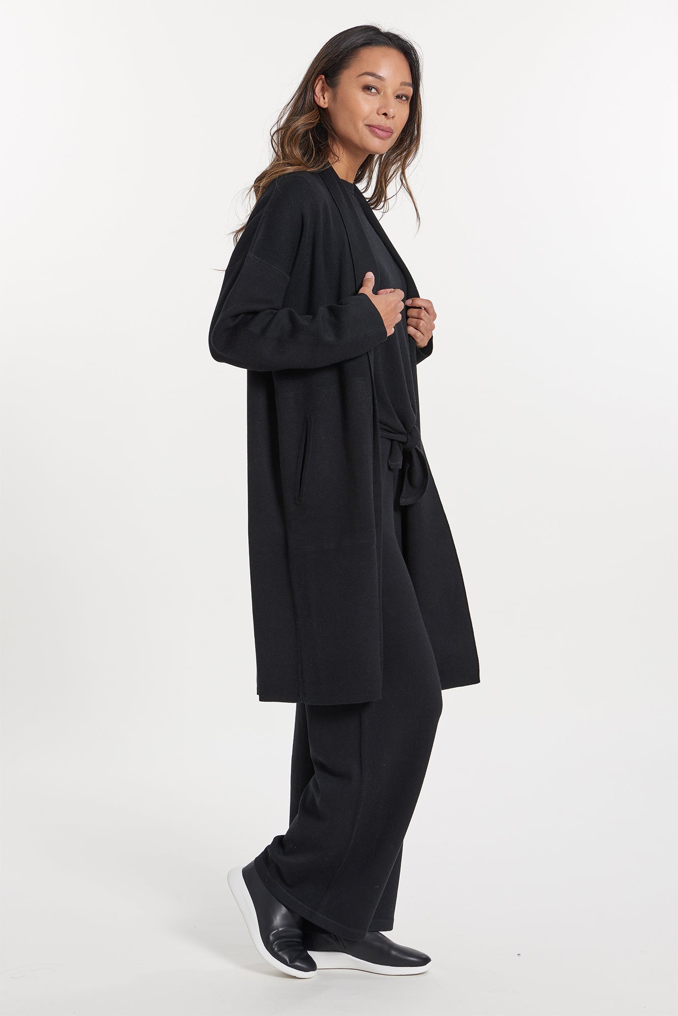 Black Cashmere Sedona Cardigan, var-31023798485050,var-31023798550586,var-31023798583354,var-31023798616122,var-31023798648890