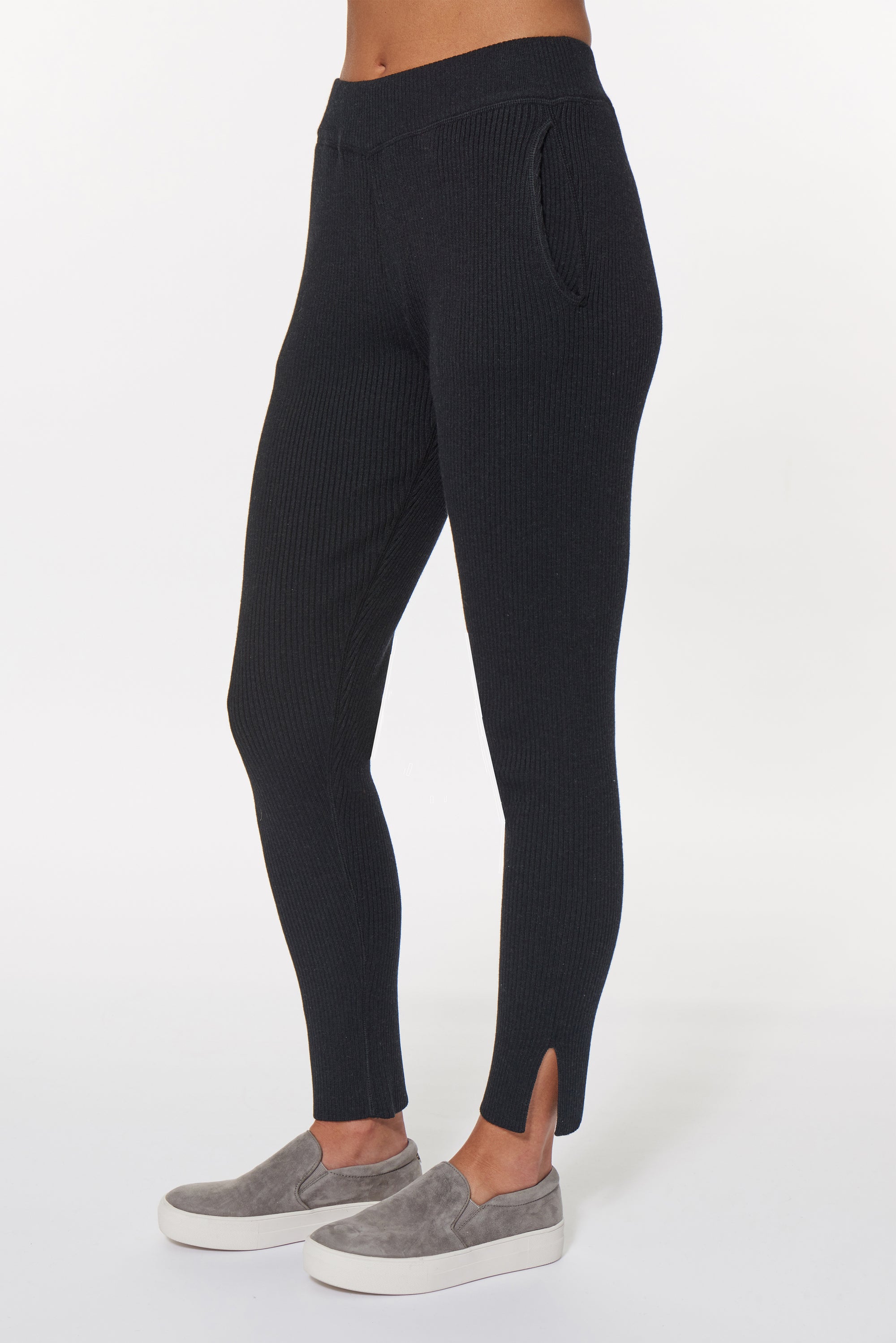 Black Heather Cashmere Nolita Skinny Pant, var-31338118742074,var-31338118774842,var-31338118807610,var-31338118840378,var-31338118905914