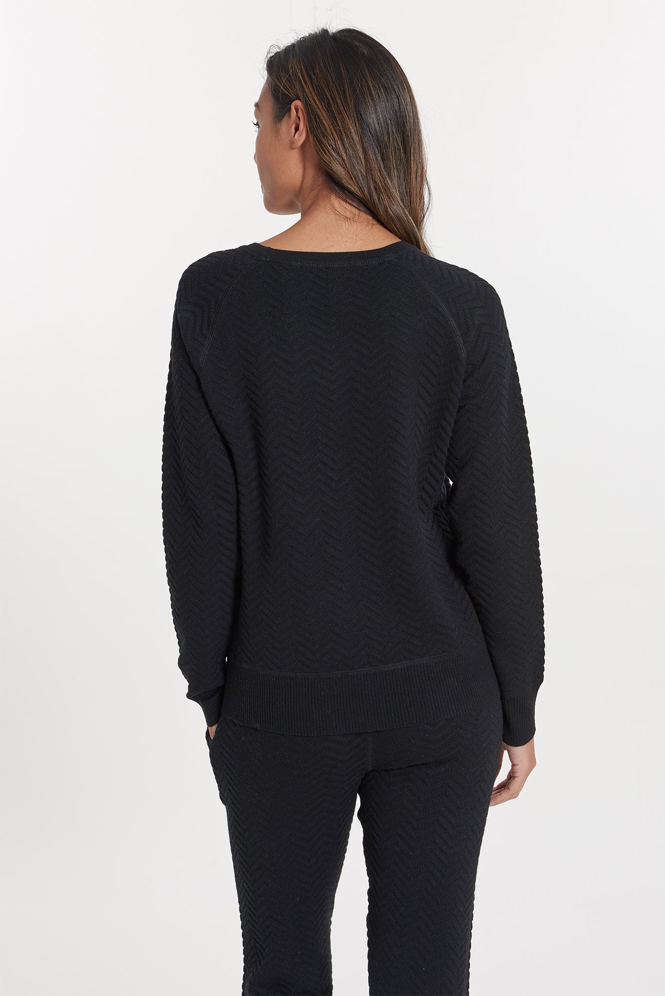 Black Cashmere Calabasas Sweatshirt, var-31021352222778,var-31021352255546,var-31021352288314,var-31021352321082,var-31021352353850