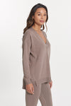 Hazelnut Cashmere Vail V-Neck, var-31024117284922,var-31024117317690,var-31024117350458,var-31024117383226,var-31024117415994