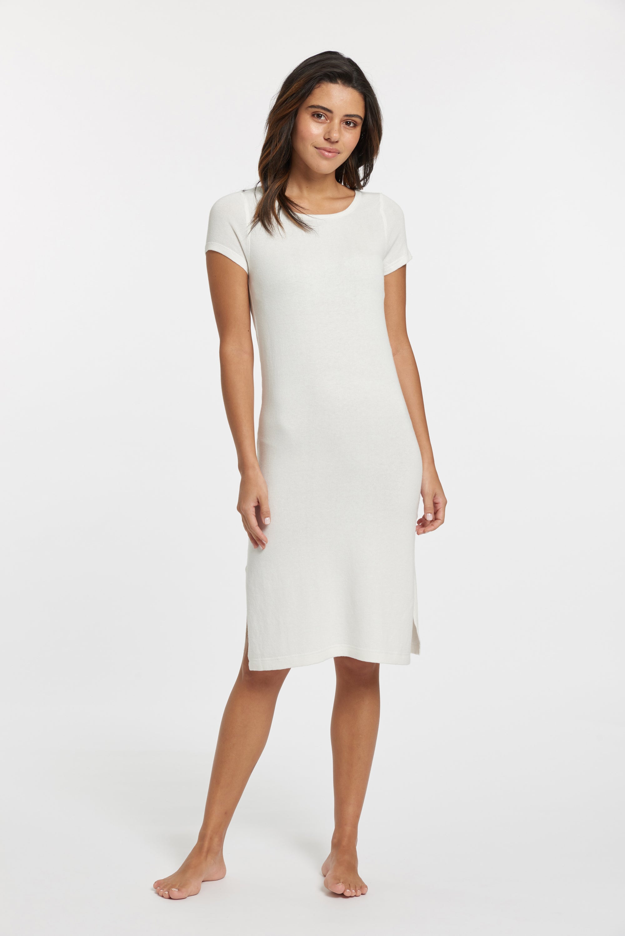 Marshmallow Cashmere Amagansett Tee Dress,var-12225949106234,var-12227738763322,var-12227738796090,var-12227738861626,var-12227738927162