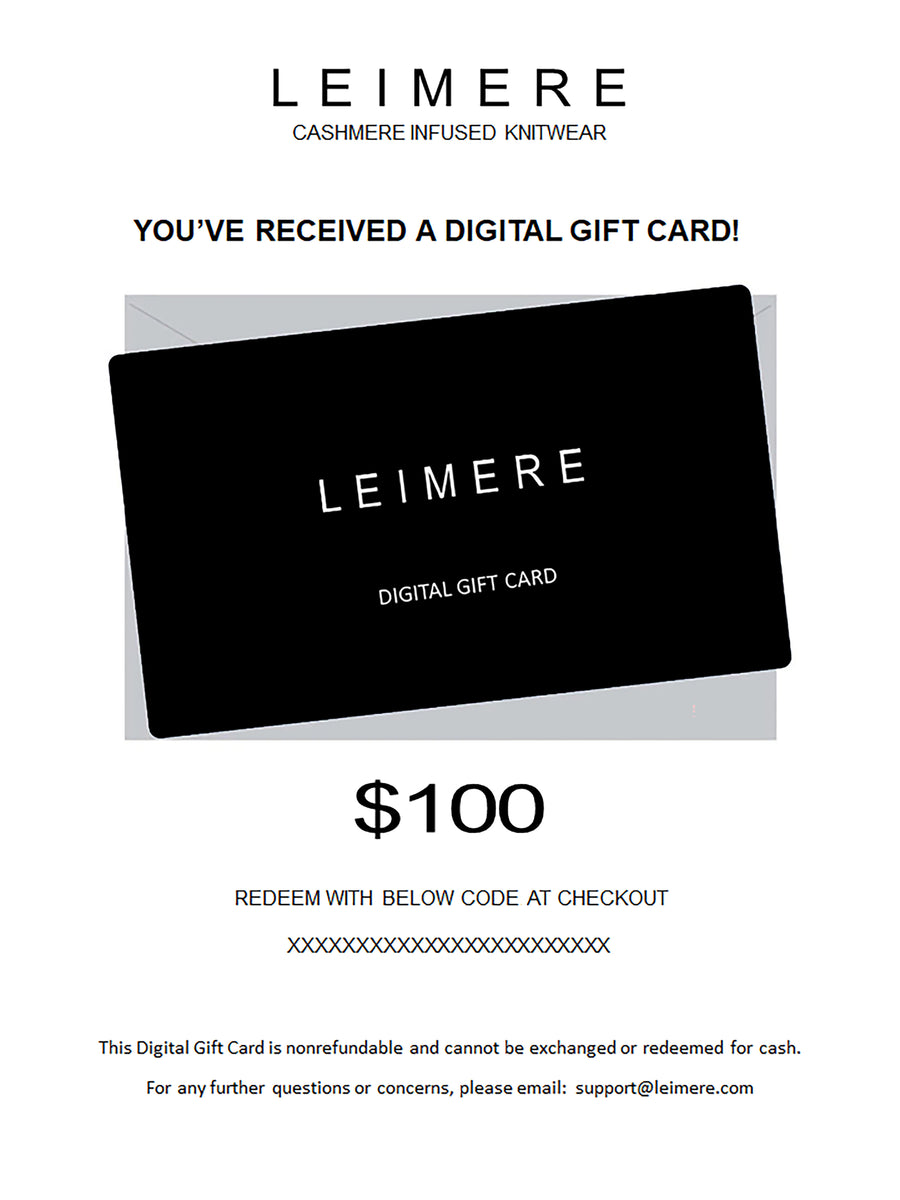 Digital Gift Card